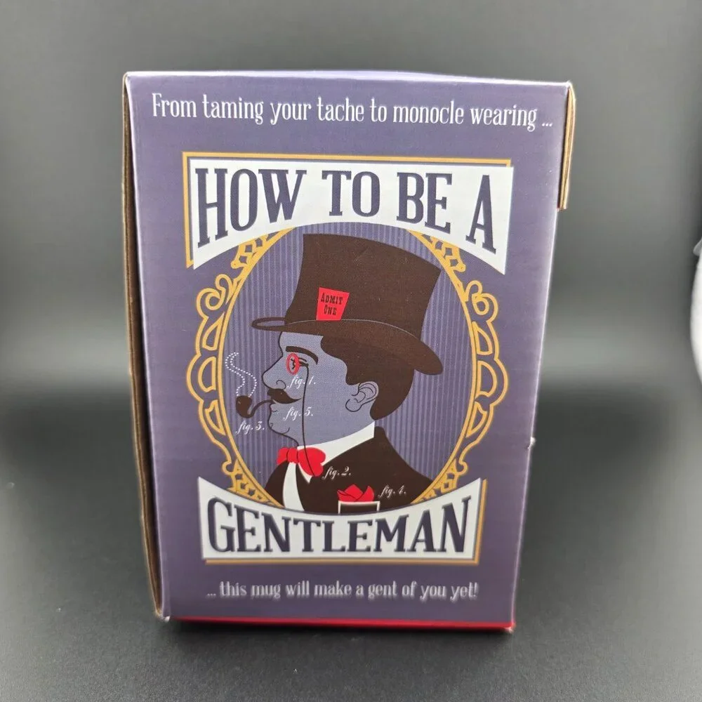 Ginger Fox Gentleman Info Mug‎ New in Box